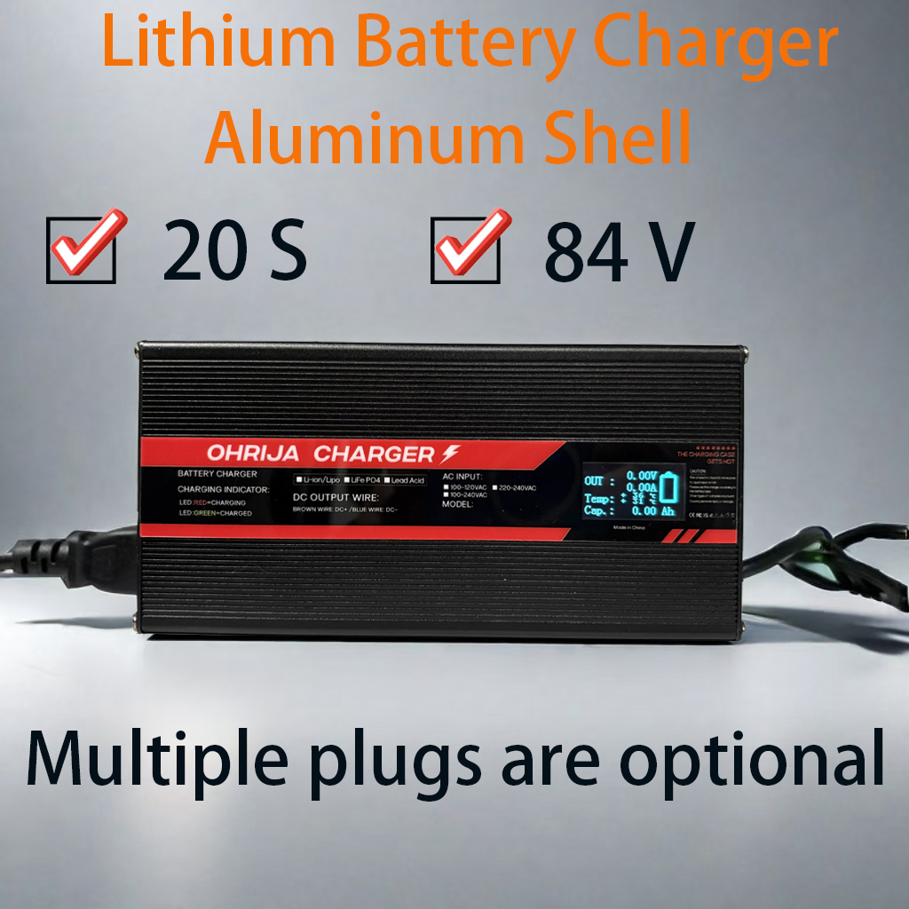 84V 20A Smart Charger - Cargador de Batería de Litio de